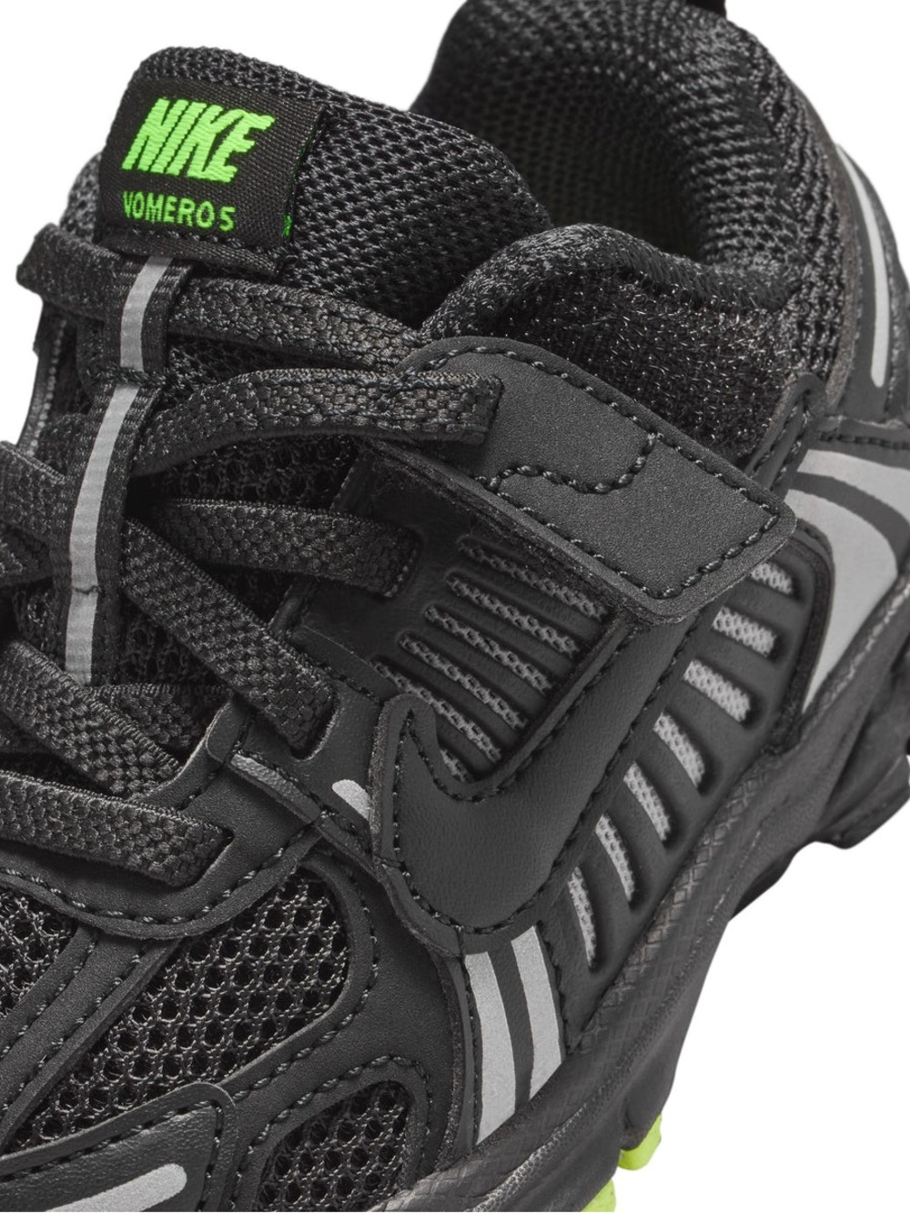 Nike Vomero 5 TD Black Volt HF7000-009 Toddler Shoes Size 4C New NWOB